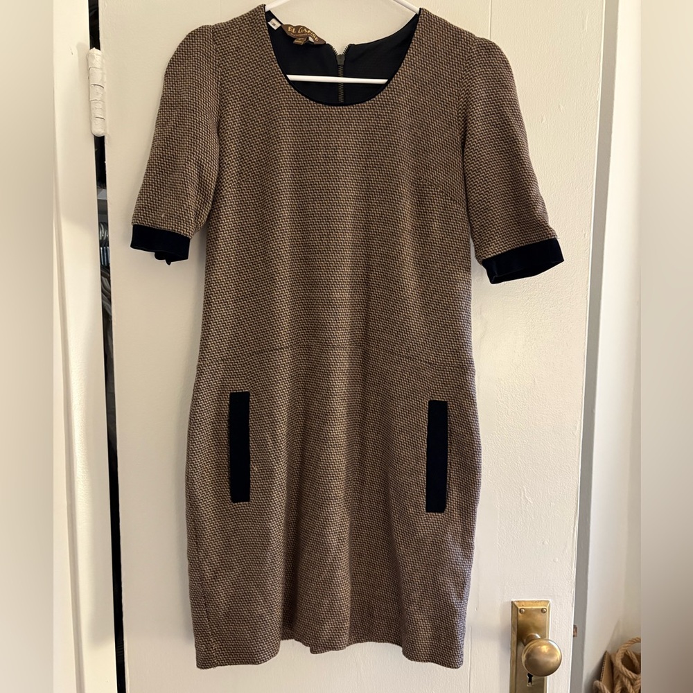 El Ganso Tweed Brown and Black Women's Dress